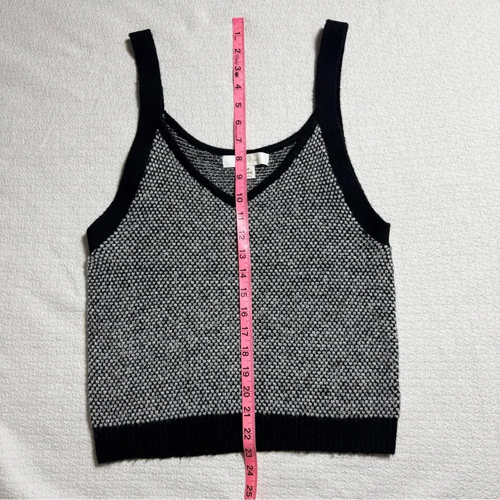 Lilly Pulitzer Cormac Sweater Set Black and White Cardigan Matching Tank Size M - Picture 11 of 12